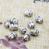 5PCS Copper Buddha Head Lucky Loose Beads 7x10mm