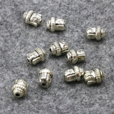 5PCS Copper Buddha Head Lucky Loose Beads 7x10mm