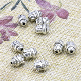 5PCS Copper Buddha Head Lucky Loose Beads 7x10mm