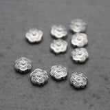 5PCS Hot Flowers Spacers Alloy Findings for Jewelry Making DIY 10mm