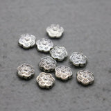 5PCS Hot Flowers Spacers Alloy Findings for Jewelry Making DIY 10mm