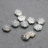 5PCS Hot Flowers Spacers Alloy Findings for Jewelry Making DIY 10mm