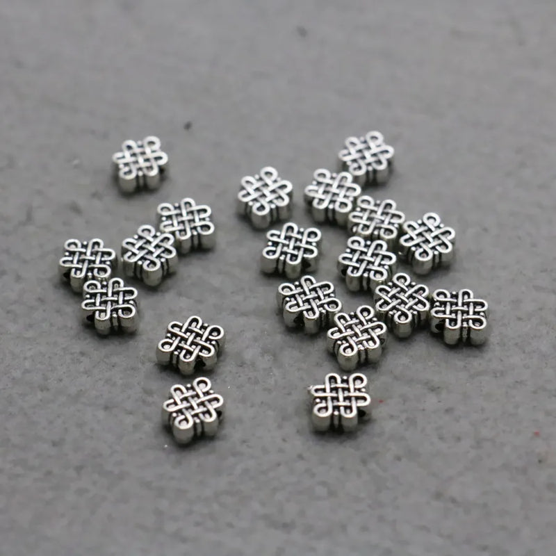 5PCS Chinese Knot Metal Fittings 8*10mm DIY Findings Hardware