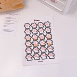 5PCS INS Cartoon Sticker Colorful Morandi Gift Package Stickers
