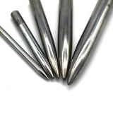 5PCS Tungsten Steel Agate Burnisher for Silver Jewellery Polishing