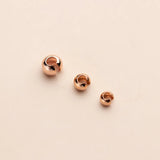 5PCS Sterling Silver Crimp&End Beads for DIY Jewelry