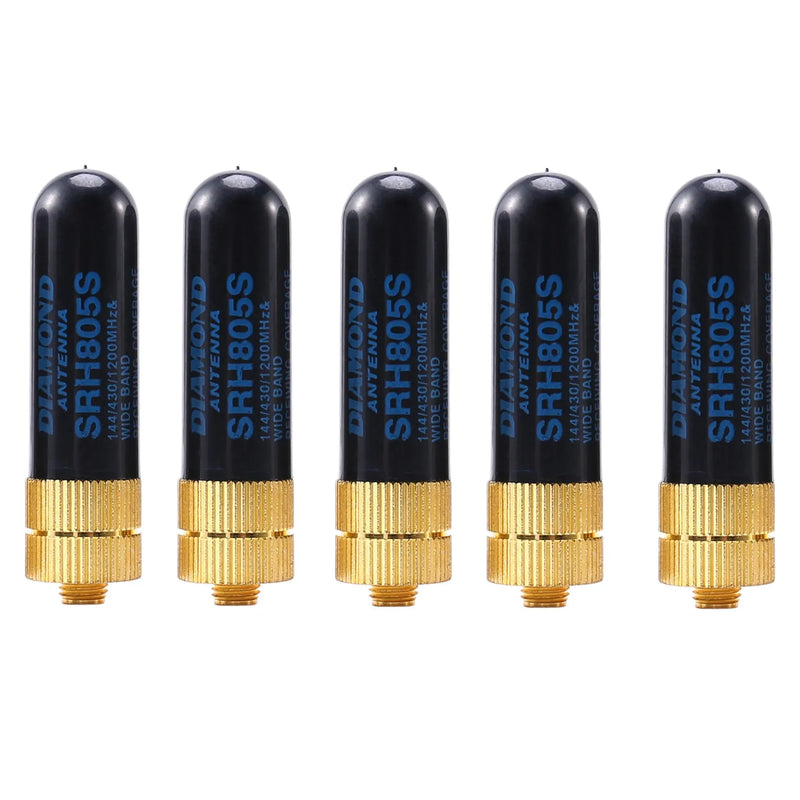 5PCS UHF+VHF SMA Antenna for uv-5r -888s uv-82 UV-5RA TK3107 10W 144/430MHz