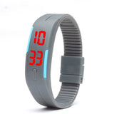 5PCS Sports LED Digital Display Touch Screen Watches Rubber Bracelets
