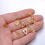 5PCS Zodiac Sign Charms for Women Jewelry Making