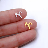 5PCS Zodiac Sign Charms for Women Jewelry Making