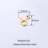 5PCS Zodiac Sign Charms for Women Jewelry Making