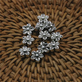 5PCS Flower Carve Copper Separator Beads 8mm