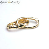 5PCS Micro Pave CZ Clasp Zircon Beads Snap Clasp Carabiner Lock