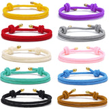 5PCS Milan Rope Bracelets Woven Adjustable Rope Couple Braclet DIY Jewelry