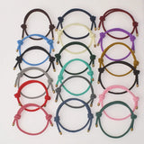 5PCS Milan Rope Bracelets Woven Adjustable Rope Couple Braclet DIY Jewelry