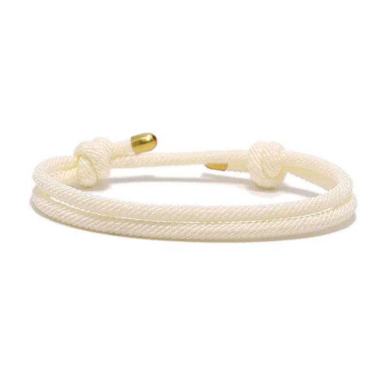 5PCS Milan Rope Bracelets Woven Adjustable Rope Couple Braclet DIY Jewelry