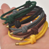 5PCS Milan Rope Bracelets Woven Adjustable Rope Couple Braclet DIY Jewelry