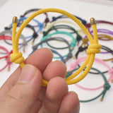 5PCS Milan Rope Bracelets Woven Adjustable Rope Couple Braclet DIY Jewelry