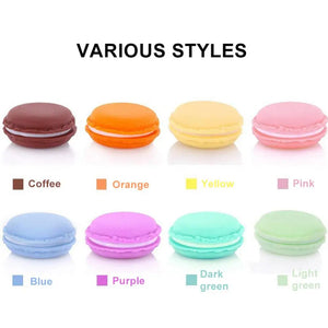5PCS Mini Macaron Jewelry Storage Box - Odorless Frosted Pendant Storage