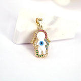 5PCS Mother of Pearl Boy Girl Charms for Jewelry Making
