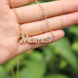 Mother's Mama Letter Pendant Necklace For Women Mom Choker Jewelry
