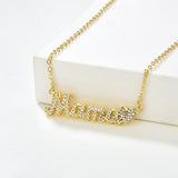 Mother's Mama Letter Pendant Necklace For Women Mom Choker Jewelry