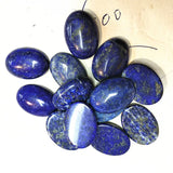 5PCS Natural Lapis Lazuli Cabochons Beads for Men's Jewelry DIY