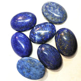 5PCS Natural Lapis Lazuli Cabochons Beads for Men's Jewelry DIY