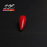 5PCS Natural Shell Beads Half Drilled Water Drop Loose Beads