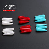 5PCS Natural Shell Beads Half Drilled Water Drop Loose Beads