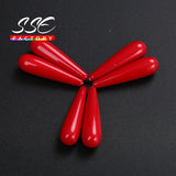 5PCS Natural Shell Beads Half Drilled Water Drop Loose Beads