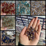 5PCS Natural Amethysts Quartz Crystal Stone Charm Pendant for Jewelry Making