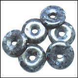5PCS Gemstone Donut Round 30mm Green Aventurine Cherry Quartz Amethyst