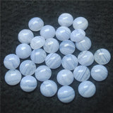 5PCS Agate Stone Cabochons 10MM 12MM Round Shape Semi Precious Beads Cabs