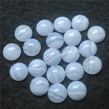 5PCS Agate Stone Cabochons 10MM 12MM Round Shape Semi Precious Beads Cabs