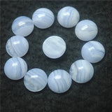 5PCS Agate Stone Cabochons 10MM 12MM Round Shape Semi Precious Beads Cabs