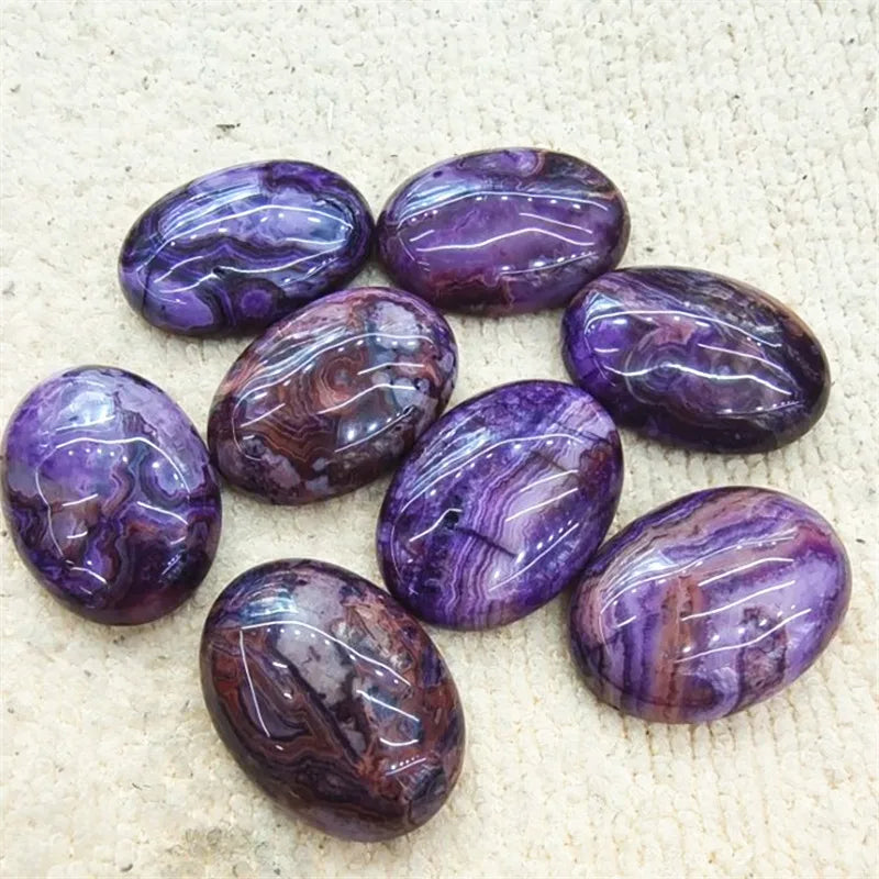 5PCS Natural Gemstone Cabochons Oval Shape 18X25MM DIY Jewelry Accessories