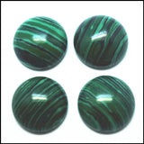 5PCS 20mm Round Gem Stone Cabochons Metal Base Pendants Making Accessories