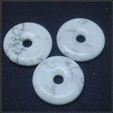 5PCS Gem Stone Donut Shapes for Jewelry Making