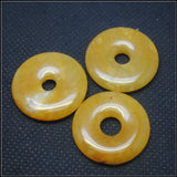 5PCS Gem Stone Donut Shapes for Jewelry Making