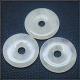 5PCS Gem Stone Donut Shapes for Jewelry Making