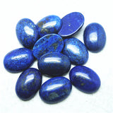 5PCS Lapis Lazuli Stone Cabochons Oval 10x14MM-20X30MM Beads Jewelry Findings
