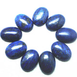5PCS Lapis Lazuli Stone Cabochons Oval 10x14MM-20X30MM Beads Jewelry Findings