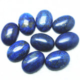 5PCS Lapis Lazuli Stone Cabochons Oval 10x14MM-20X30MM Beads Jewelry Findings