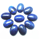 5PCS Lapis Lazuli Stone Cabochons Oval 10x14MM-20X30MM Beads Jewelry Findings