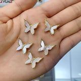 5PCS Mother of Pearl Pendants Necklace Shell Charm for Jewelry Making