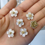 5PCS Mother of Pearl Pendants Necklace Shell Charm for Jewelry Making