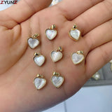 5PCS Mother of Pearl Pendants Necklace Shell Charm for Jewelry Making