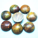 5PCS Picaso Stone Cabochons 20MM Round Shape Loose Beads No Hole