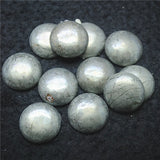 5PCS Pyrite Stone Cabochons 16MM 20MM Round Shape Beads DIY Jewelry